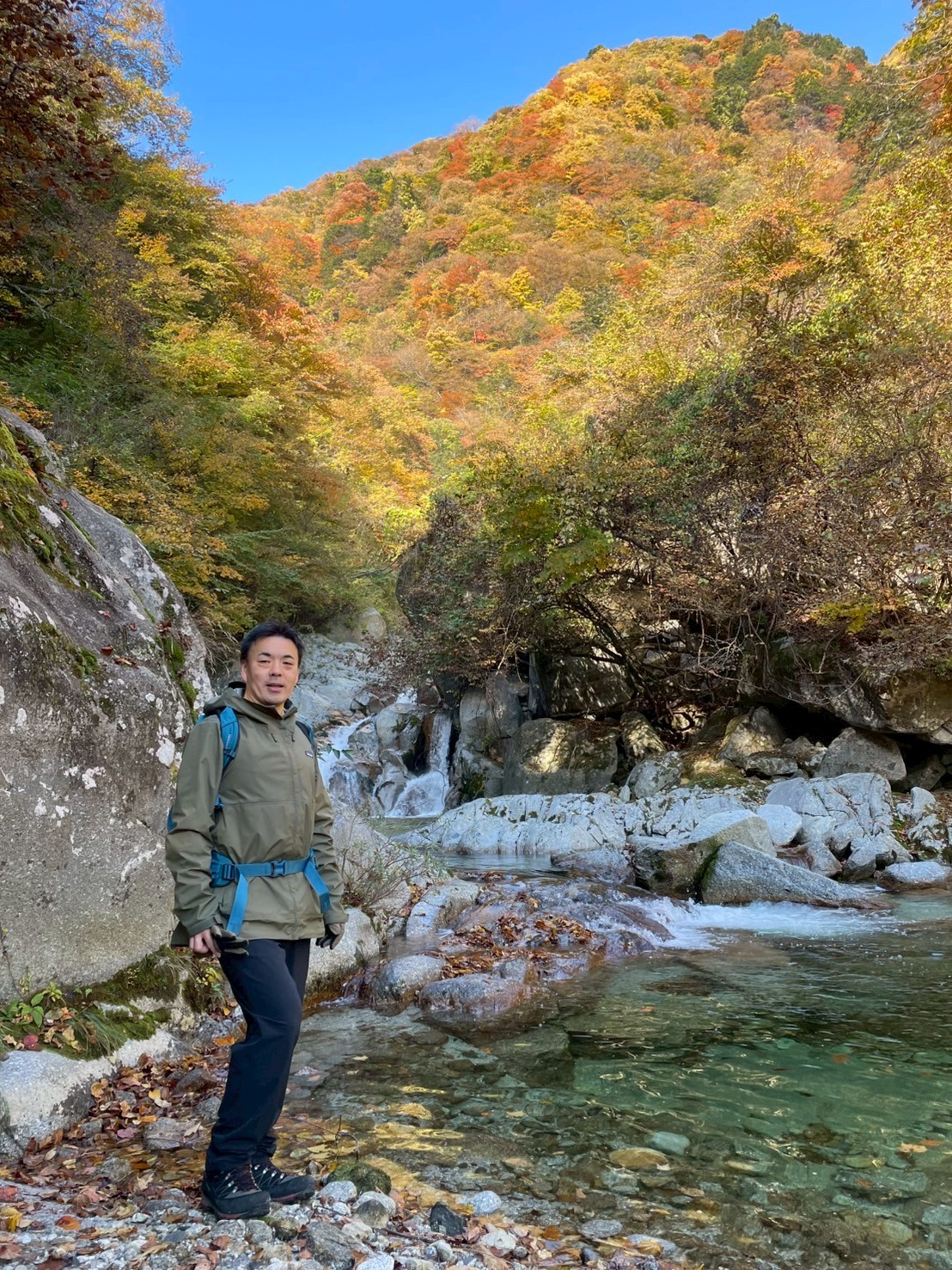 長谷川病院 職員同好会活動 登山部 尾白川渓谷