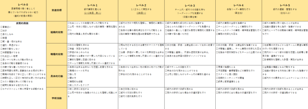 キャリアラダー全体