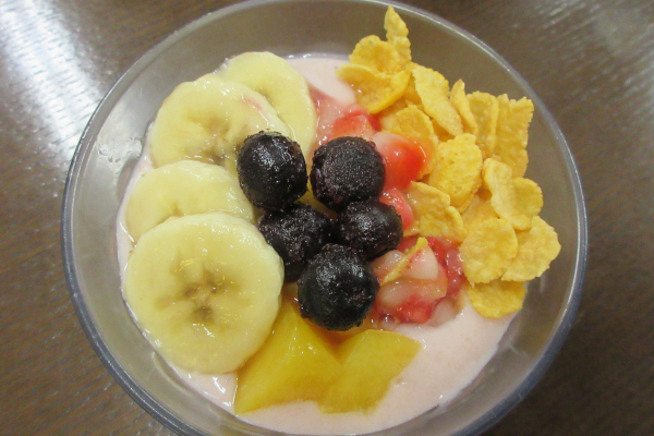 調理レクレーションで作ったアサイーボウル