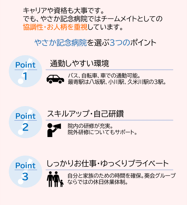 採用情報 やさか記念病院